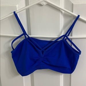 Royal blue stretchy bralette one size